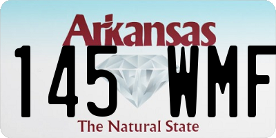 AR license plate 145WMF