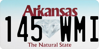 AR license plate 145WMI