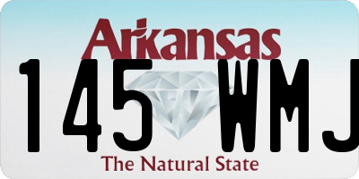 AR license plate 145WMJ