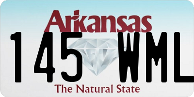 AR license plate 145WML