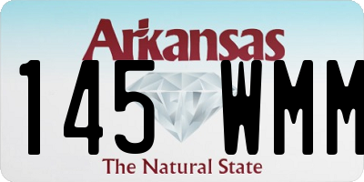 AR license plate 145WMM