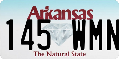 AR license plate 145WMN