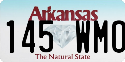 AR license plate 145WMO