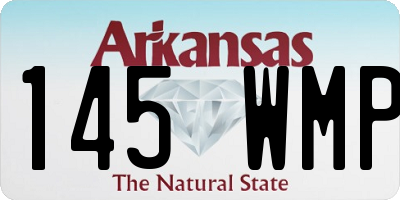 AR license plate 145WMP