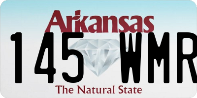 AR license plate 145WMR