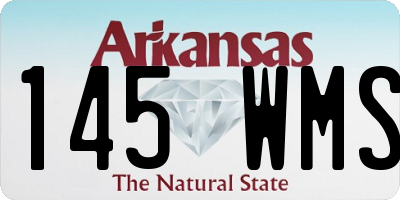 AR license plate 145WMS