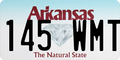 AR license plate 145WMT