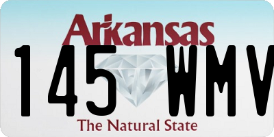 AR license plate 145WMV
