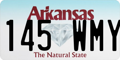 AR license plate 145WMY