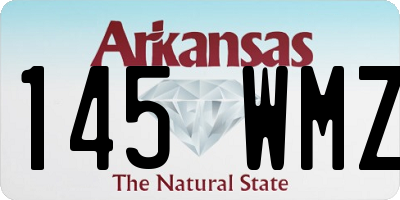 AR license plate 145WMZ