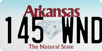 AR license plate 145WND