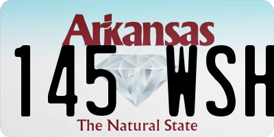 AR license plate 145WSH