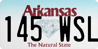 AR license plate 145WSL