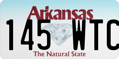 AR license plate 145WTC