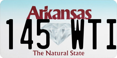 AR license plate 145WTI