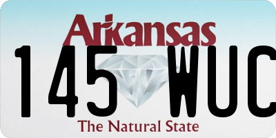 AR license plate 145WUC