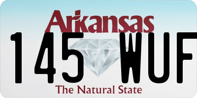 AR license plate 145WUF