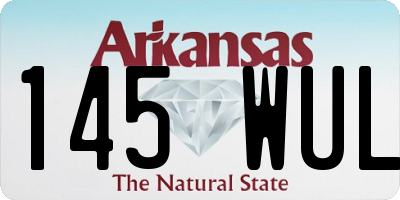 AR license plate 145WUL