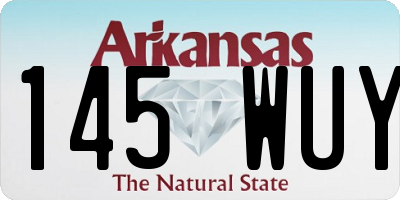 AR license plate 145WUY