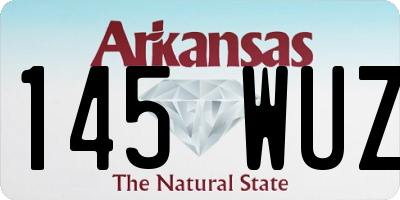 AR license plate 145WUZ