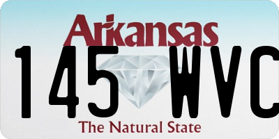 AR license plate 145WVC