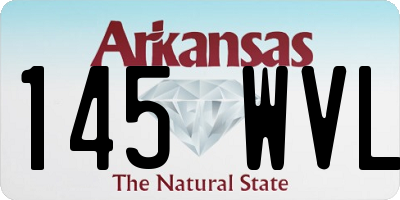 AR license plate 145WVL