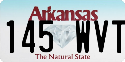 AR license plate 145WVT