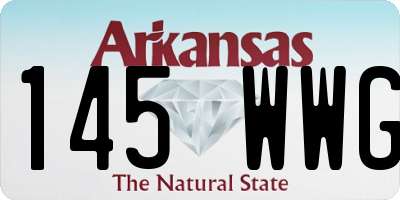 AR license plate 145WWG