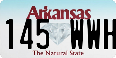 AR license plate 145WWH