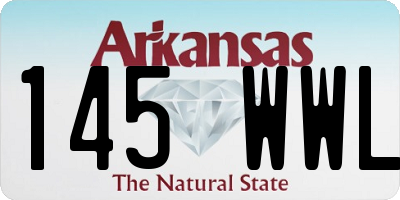 AR license plate 145WWL