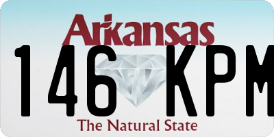 AR license plate 146KPM