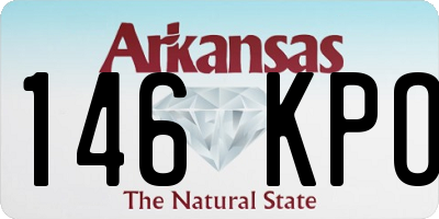 AR license plate 146KPO