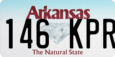 AR license plate 146KPR