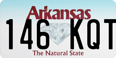 AR license plate 146KQT