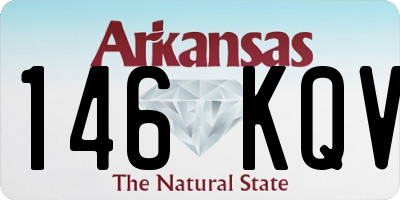 AR license plate 146KQV