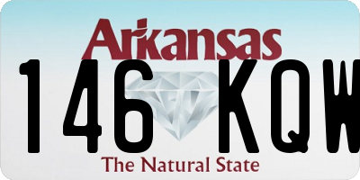 AR license plate 146KQW