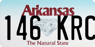 AR license plate 146KRC