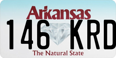 AR license plate 146KRD