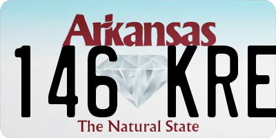 AR license plate 146KRE