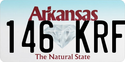 AR license plate 146KRF