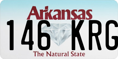 AR license plate 146KRG