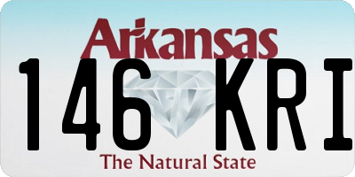 AR license plate 146KRI
