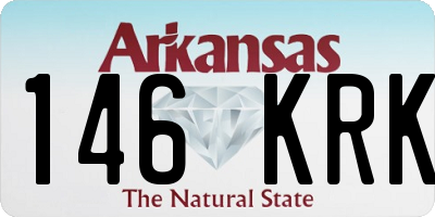 AR license plate 146KRK