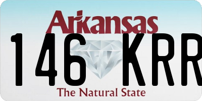 AR license plate 146KRR