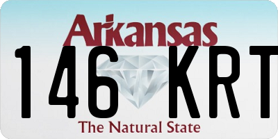 AR license plate 146KRT