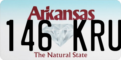 AR license plate 146KRU