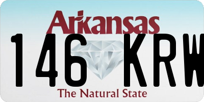 AR license plate 146KRW