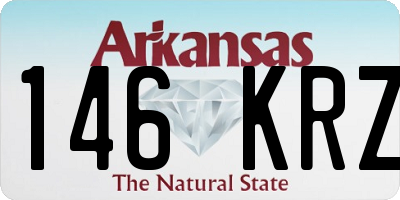 AR license plate 146KRZ