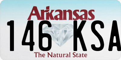 AR license plate 146KSA