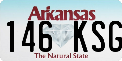 AR license plate 146KSG